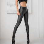 New 1pcs PU Leather Pants Women Clothes Long — main product photo