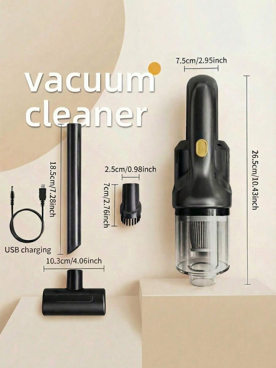 FIYIBAN Powerful Cordless Handheld Vacuum Cleaner Set - Lightweight And Portable Design, Strong Suction Power, Suitable 