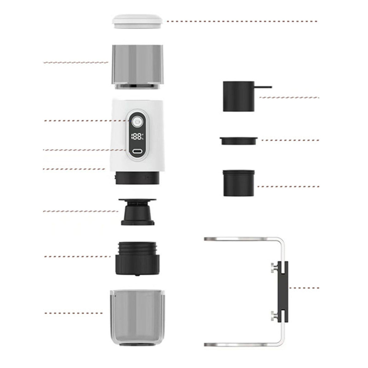 Portable Electric Espresso Machine Mini Coffee Maker for — product photo 4 of 12