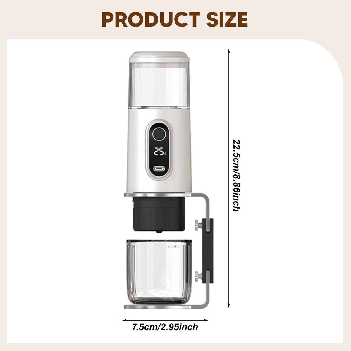 Portable Electric Espresso Machine Mini Coffee Maker for — product photo 6 of 12