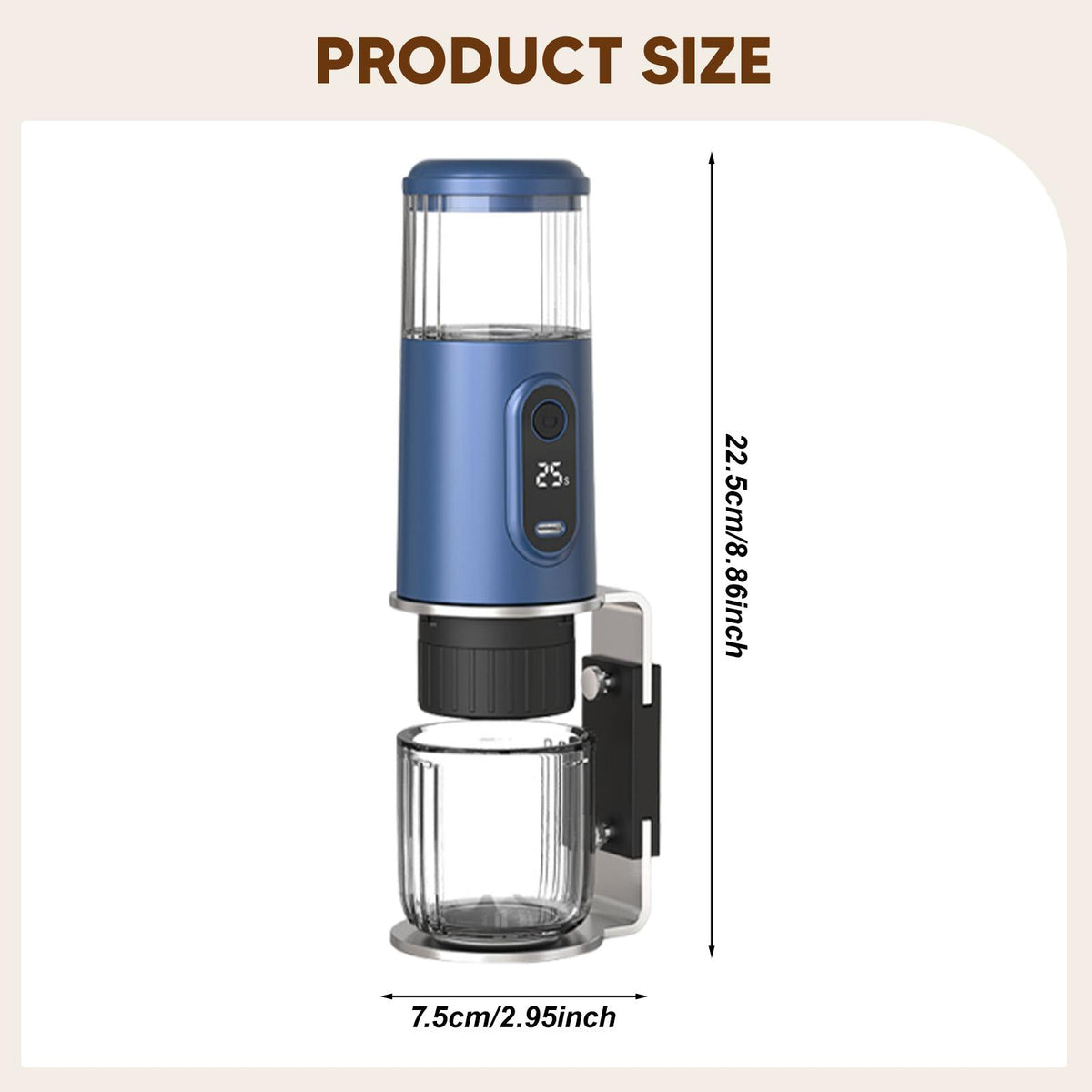 Portable Electric Espresso Machine Mini Coffee Maker for — product photo 9 of 12