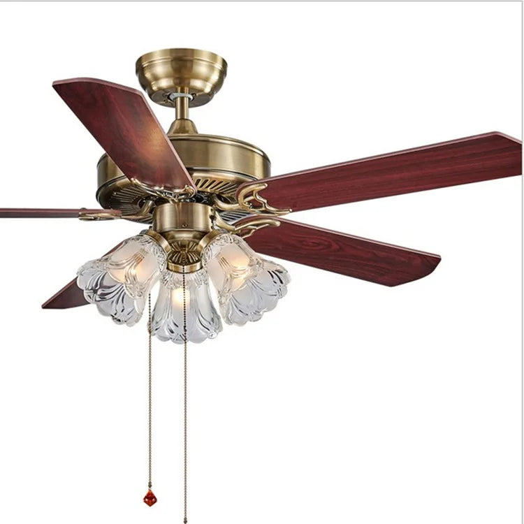European Restaurant Fan Pendant Lamp American Retro Ceiling — product photo 2 of 6