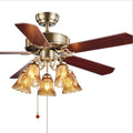 European Restaurant Fan Pendant Lamp American Retro Ceiling — main product photo