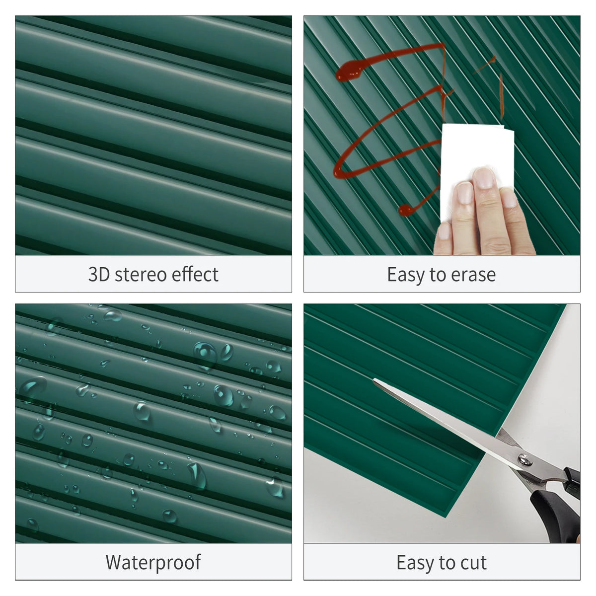 10pcs Strong Adhesion Wall Sticker Home Decoration Wallpaper — product photo 4 of 6