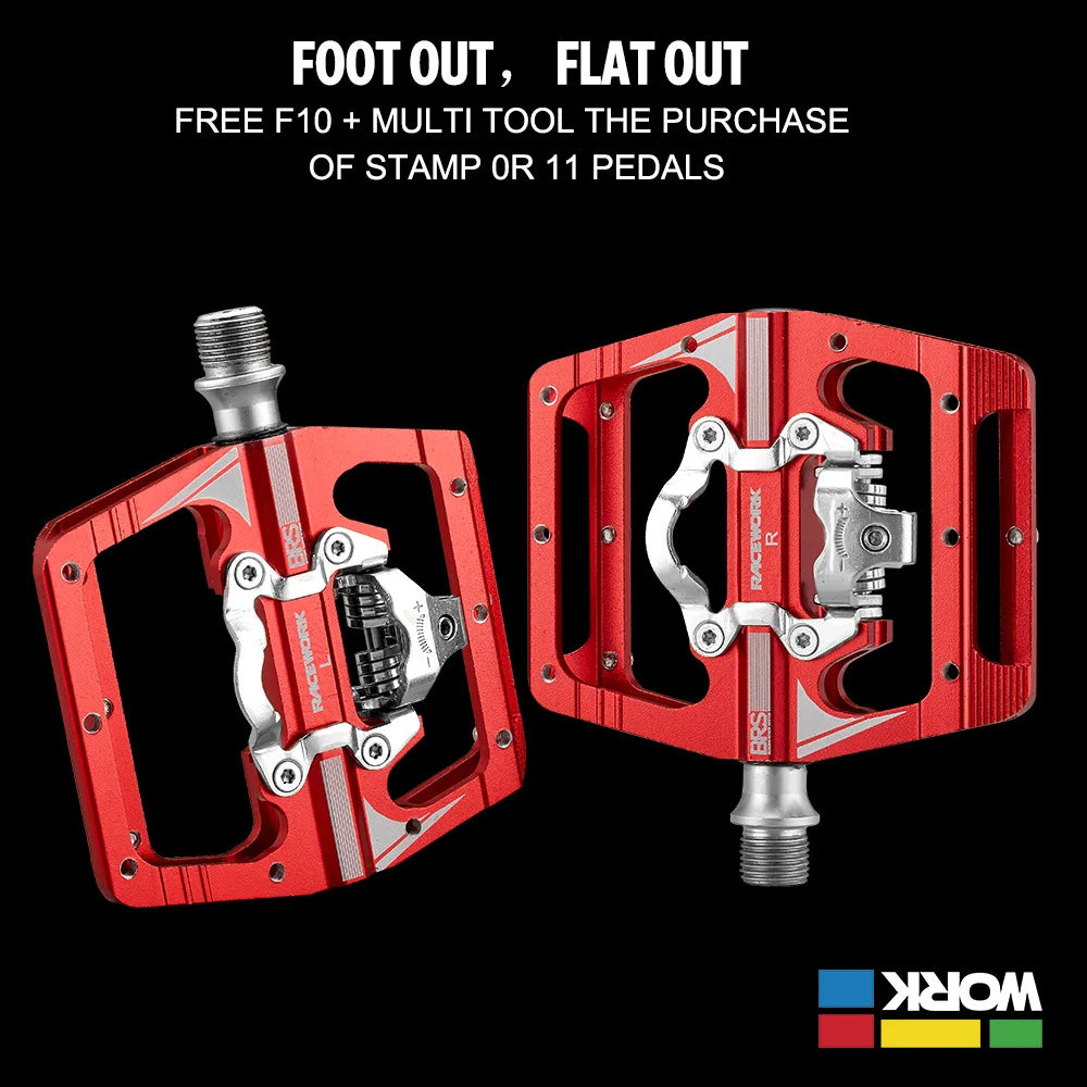 RACEWORK MTB Clipless Pedal Set Single Side Clip — product photo 3 of 6