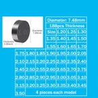 188pcs Motorbike Motor Engine Adjustable Valve Shim Refill — product photo 4 of 6