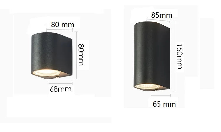 Waterproof IP65 LED Outdoor Wall Lamp AC 12-24V/AC — product photo 2 of 5