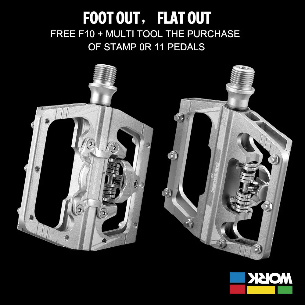 RACEWORK MTB Clipless Pedal Set Single Side Clip — product photo 5 of 6