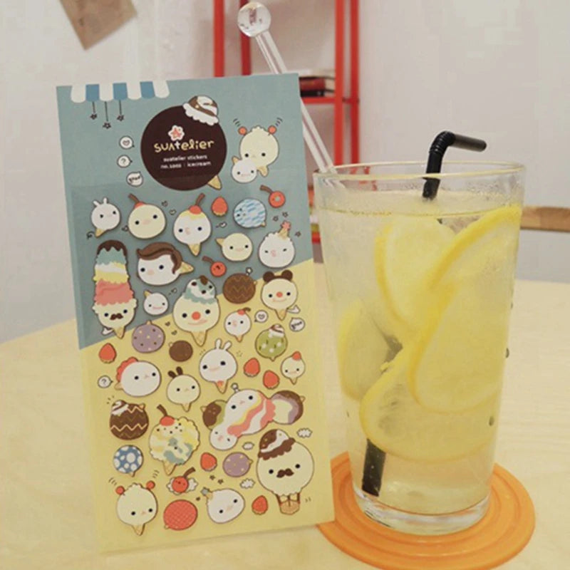 Suatelier Icecream Stickers Cute Scrapbooking DIY Junk Journal — product photo 2 of 6