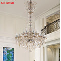 Luxury 15-Arm Chandelier 150cm Gold Silver K9 Crystal — main product photo