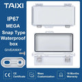 ABS Waterproof Plastic Enclosure With Hasp Electrical Distribution — main product photo