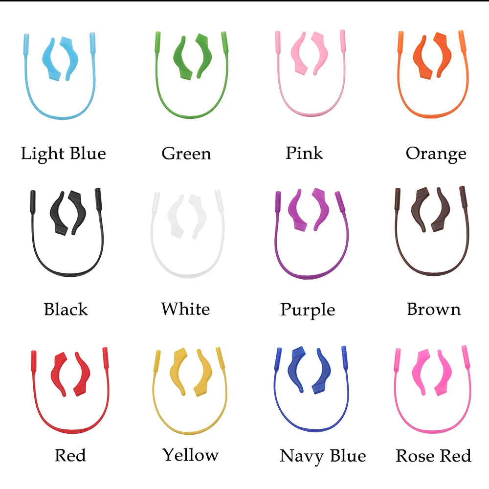 Kids Children Eyeglass Lanyard Silicone Glasses Chain Ear — product photo 5 of 6