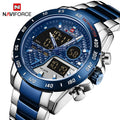 NAVIFORCE Digital Watches for Men Luxury Stainless Steel — main product photo
