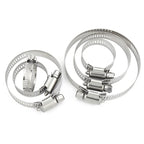4pcs 304 Stainless Steel Hose Clamp Adjustable 6-12-27-63mm — product photo 5 of 6