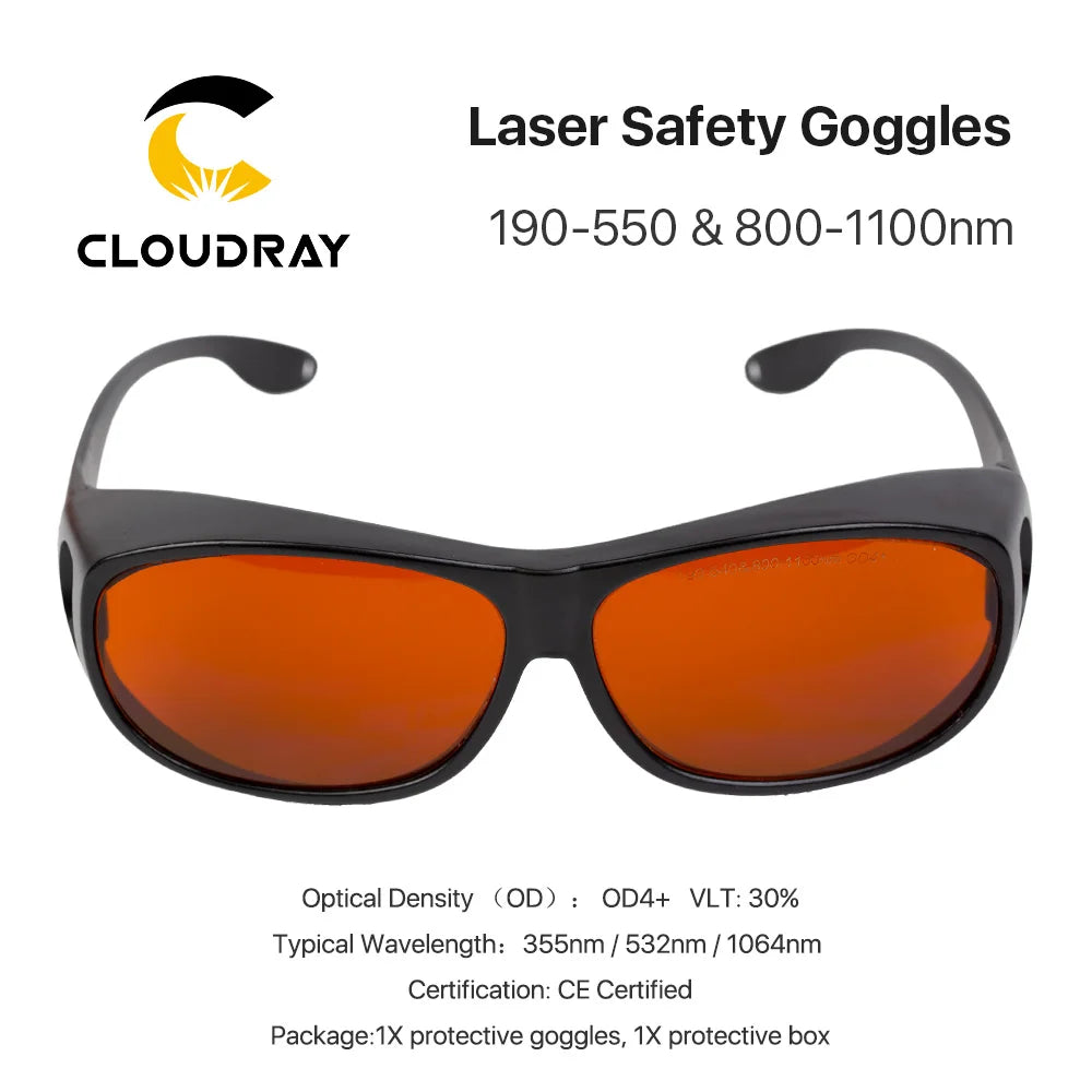 Cloudray UV Green Fiber Laser Safety Goggles Type — product photo 4 of 6
