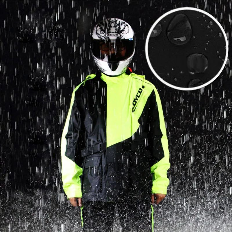 SCOYCO Motorcycle Riding Raincoat Trousers suit man Split — product photo 6 of 6