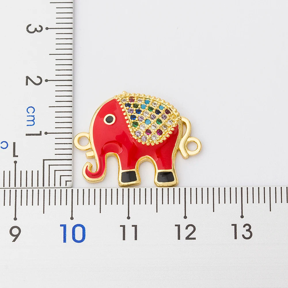 Nidin New Design Red/Blue/Black Colors Elephant Bracelet Copper — product photo 2 of 6