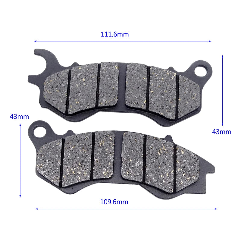 1 Pair Motorcycle Front Brake Pads for Honda — product photo 6 of 6