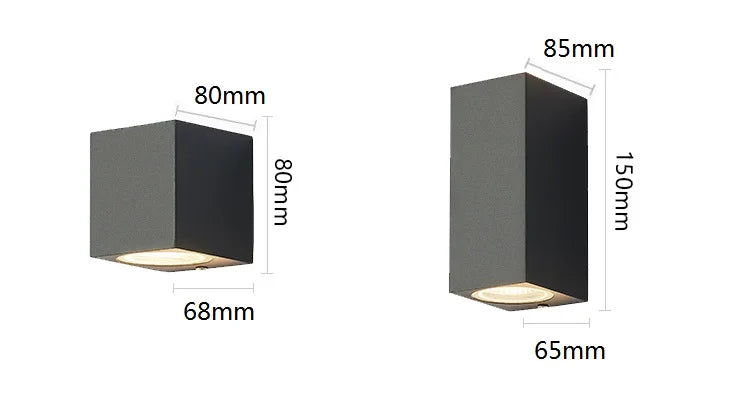 Waterproof IP65 LED Outdoor Wall Lamp AC 12-24V/AC — product photo 3 of 5