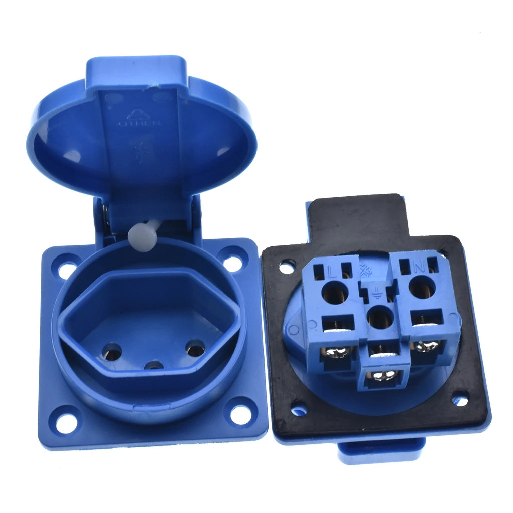 Switzerland Waterproof Industrial Socket IP44 Swiss AC Power — main product photo