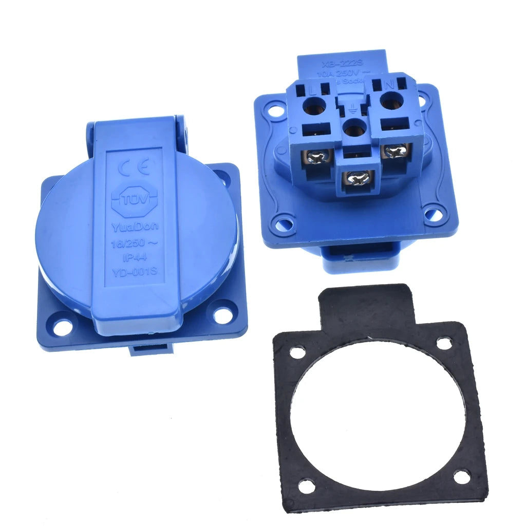 Switzerland Waterproof Industrial Socket IP44 Swiss AC Power — product photo 5 of 6