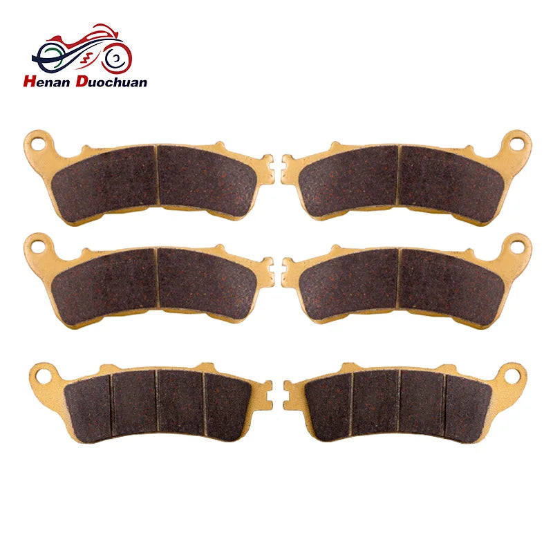 3pair Motorcycle Front Rear Brake Pads Disk Shoe — main product photo