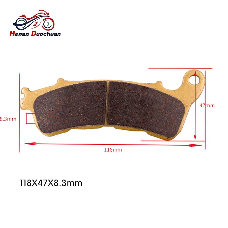 3pair Motorcycle Front Rear Brake Pads Disk Shoe — product photo 3 of 6