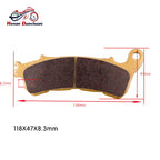 3pair Motorcycle Front Rear Brake Pads Disk Shoe — product photo 3 of 6