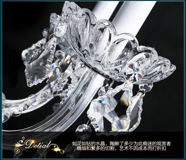 Luxury 15-Arm Chandelier 150cm Gold Silver K9 Crystal — product photo 5 of 6