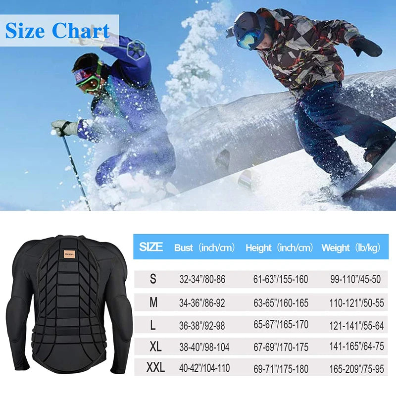 BenKen Professional Ski Protector Skiing Anti-Collision Sports Shirts — product photo 5 of 6