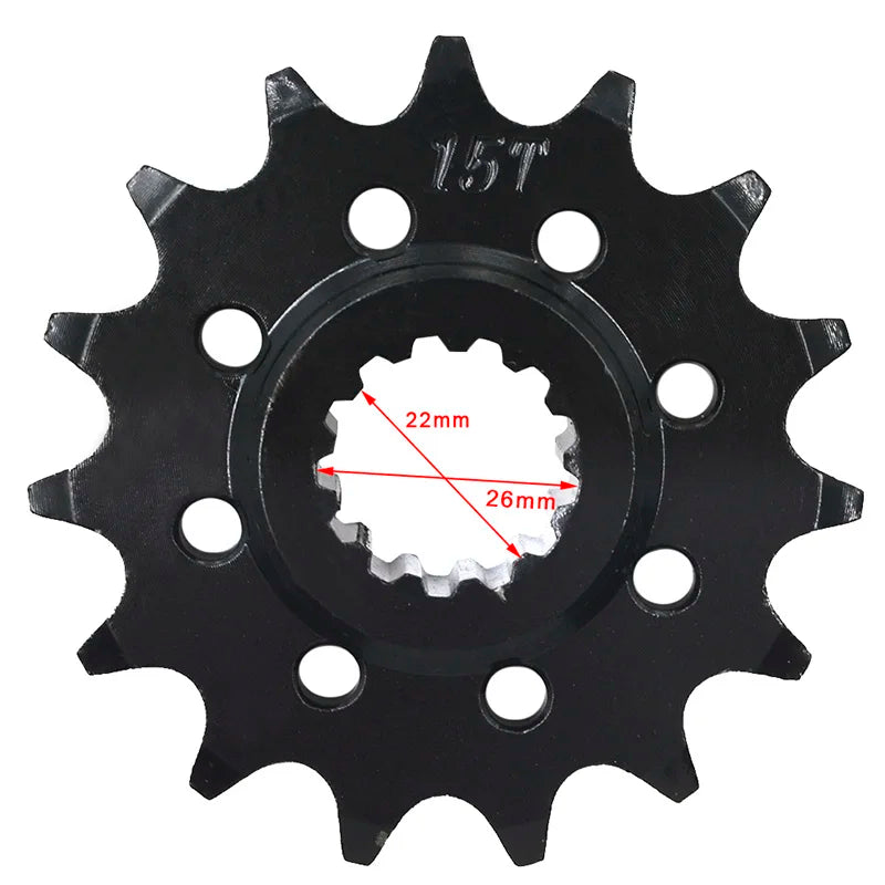 Motorbike-Accessories 15T Teeth Front 41T Teeth Rear Sprocket — product photo 4 of 6