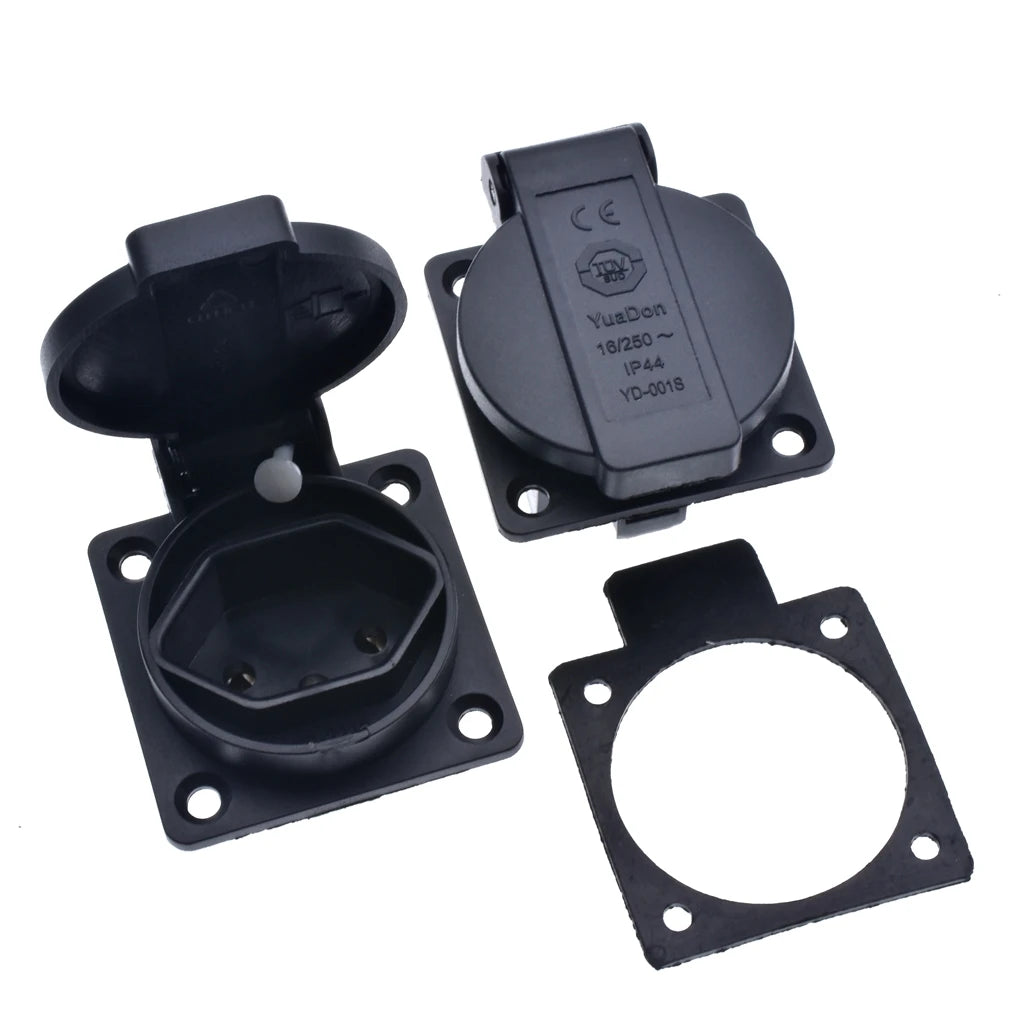 Switzerland Waterproof Industrial Socket IP44 Swiss AC Power — product photo 3 of 6