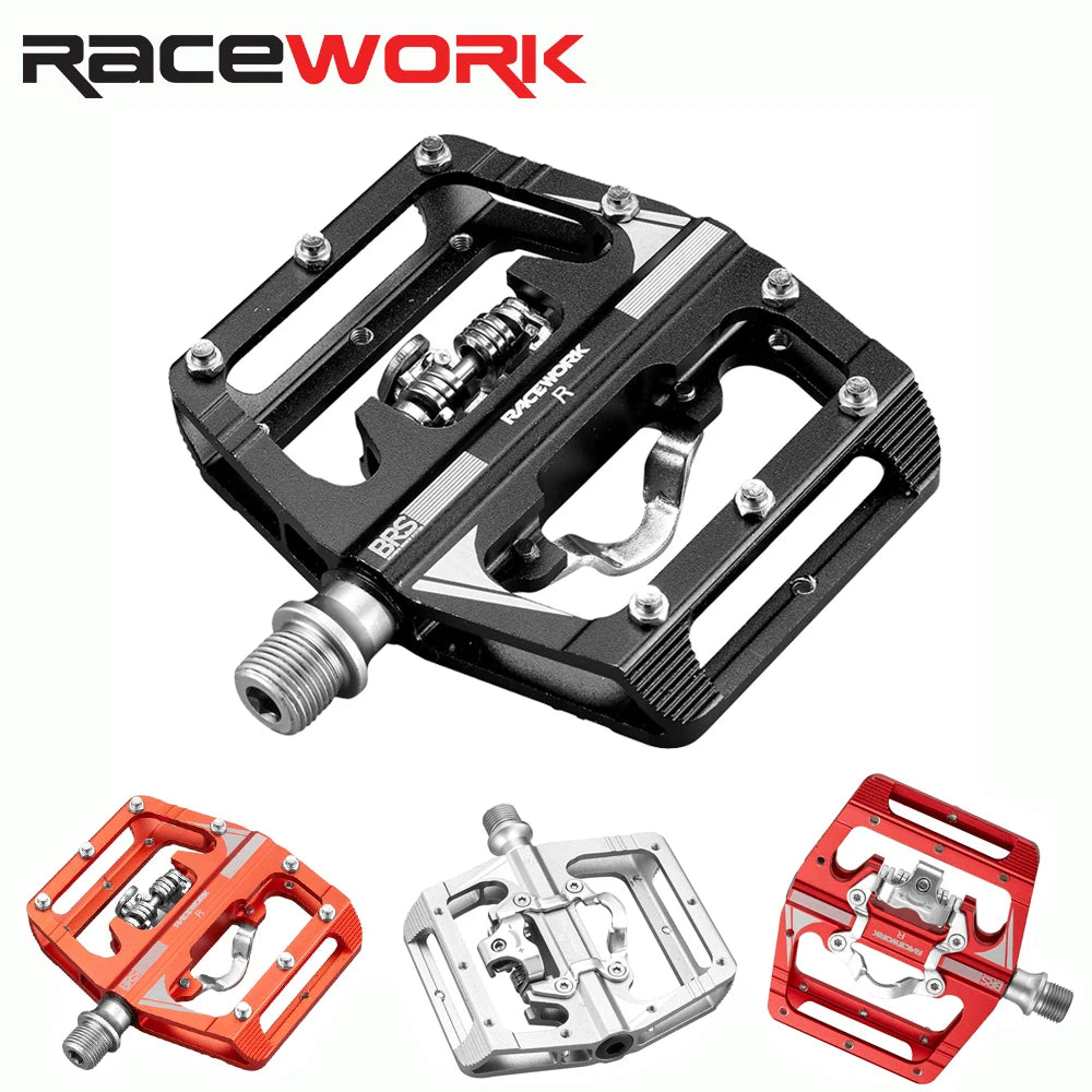RACEWORK MTB Clipless Pedal Set Single Side Clip — main product photo
