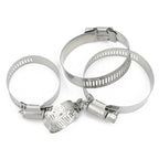 4pcs 304 Stainless Steel Hose Clamp Adjustable 6-12-27-63mm — product photo 2 of 6