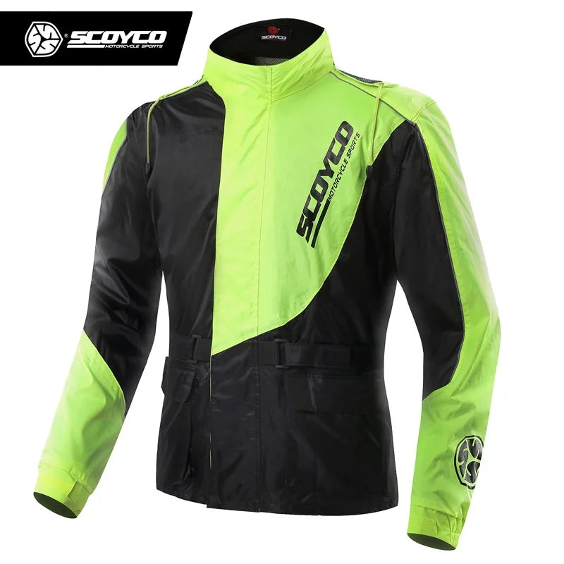 SCOYCO Motorcycle Riding Raincoat Trousers suit man Split — product photo 2 of 6