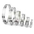4pcs 304 Stainless Steel Hose Clamp Adjustable 6-12-27-63mm — product photo 4 of 6