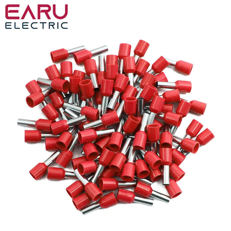 1000Pcs/Pack E1518 E1012 E1512 E10-12 7512 Insulated Ferrules — product photo 5 of 6