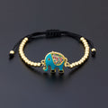 Nidin New Design Red/Blue/Black Colors Elephant Bracelet Copper — main product photo
