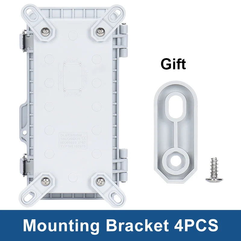 ABS Waterproof Plastic Enclosure With Hasp Electrical Distribution — product photo 6 of 6
