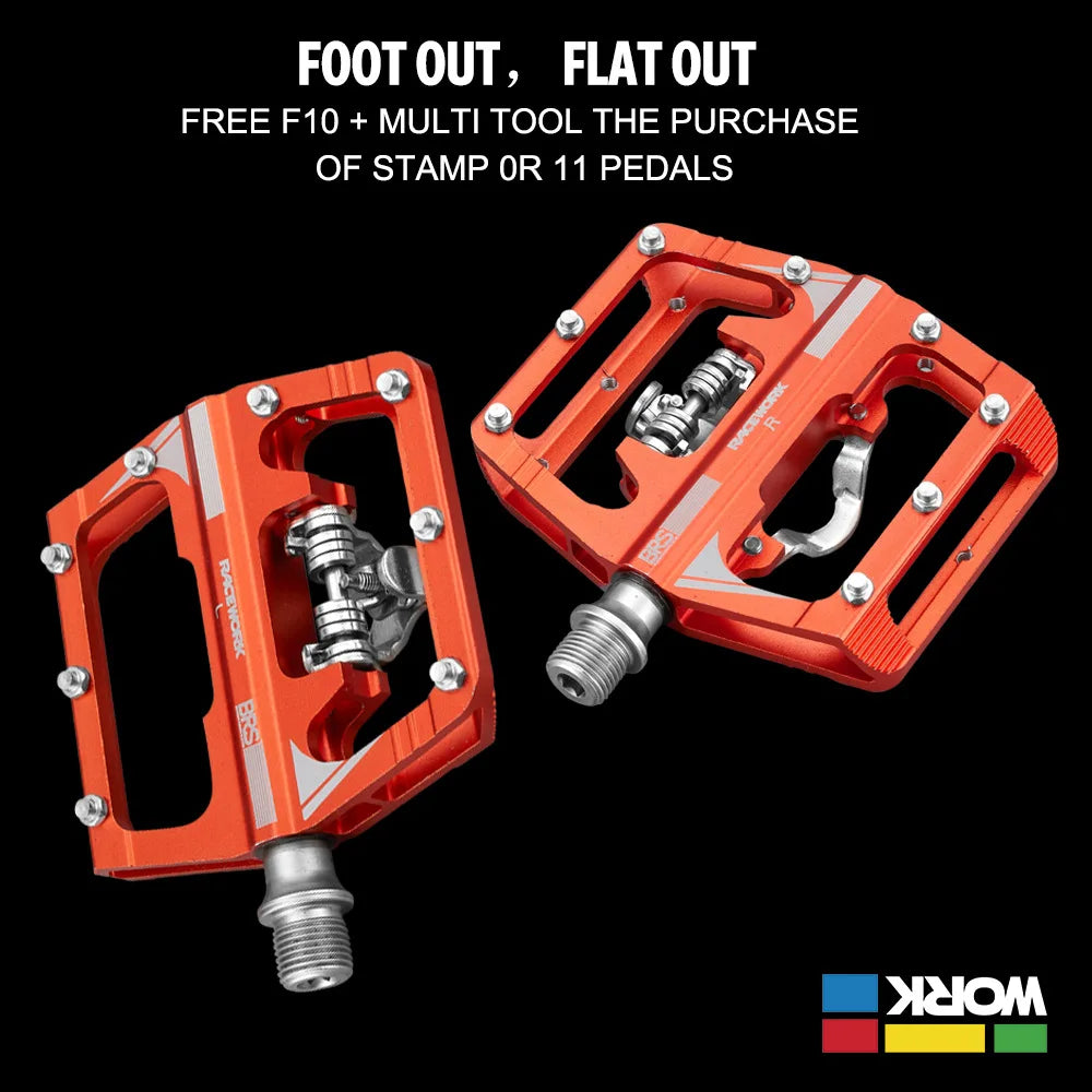 RACEWORK MTB Clipless Pedal Set Single Side Clip — product photo 4 of 6