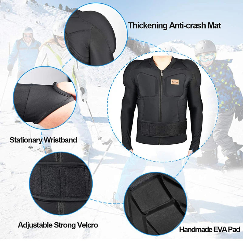 BenKen Professional Ski Protector Skiing Anti-Collision Sports Shirts — product photo 4 of 6