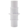Durable 38mm Pool Hose Connector White ABS Threaded — main product photo