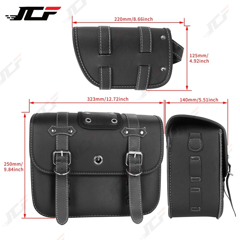 Luggage Tail Rear Bags For Sportster 883 1200 — product photo 6 of 6