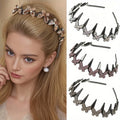 Wavy Headband Rhinestone Butterfly Headband Squiggly Headband All-Day — main product photo