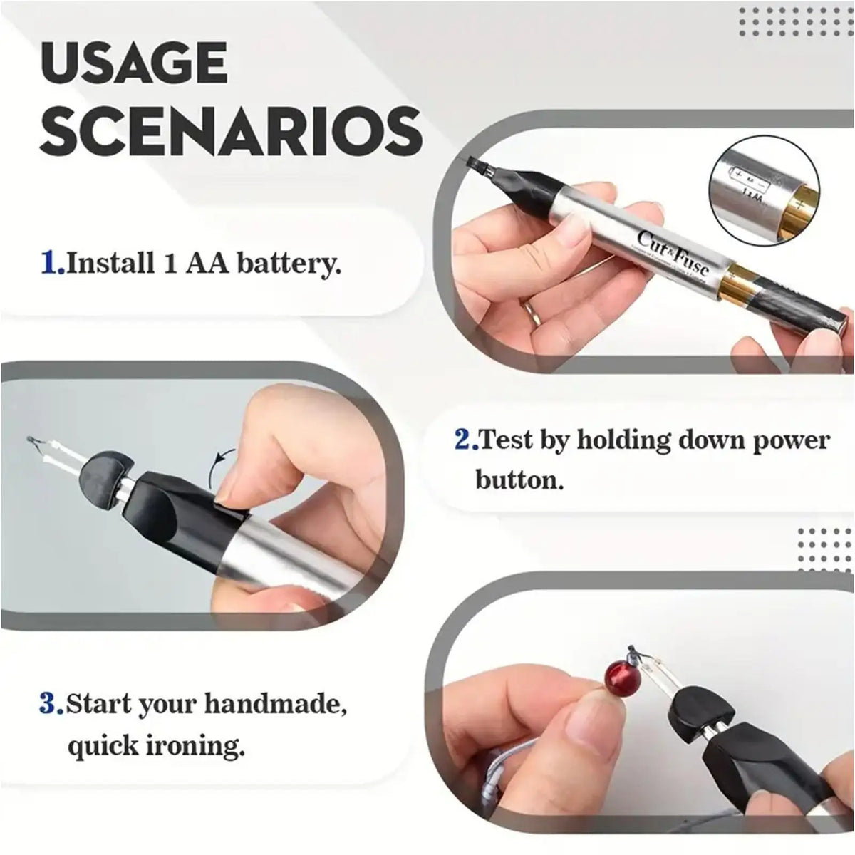Thread Burner Tool Cord Burner Hand Tools Portable — product photo 3 of 6
