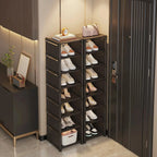 Stackable Shoe Rack Organizer Non-Woven Fabric Space Saving — product photo 2 of 6