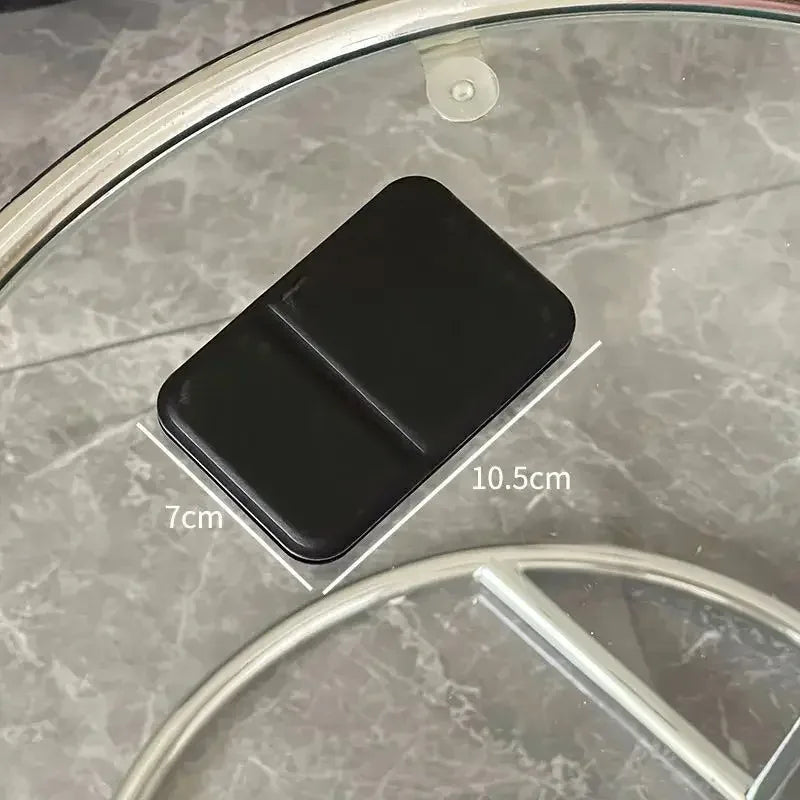 Solid Color PU Leather Portable Foldable Makeup Mirror — main product photo