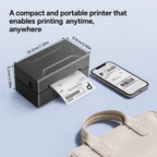 Marklife Thermal Printer Black Bluetooth Inkless HD Printer — product photo 2 of 6