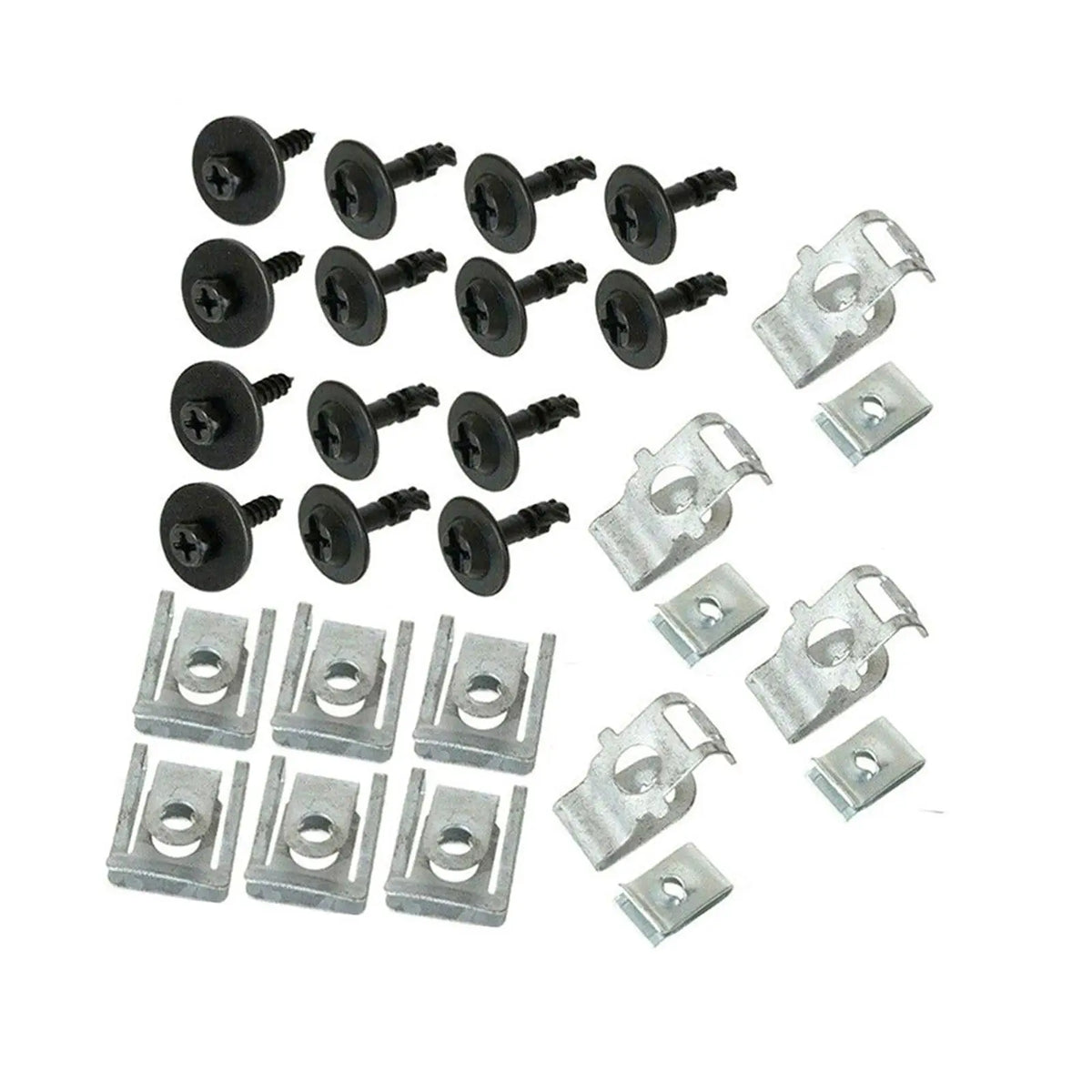 28x Engine Undertray Fixing Clips Screw Kit Professional — main product photo