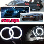 2pcs 70mm/2.76inch Car Decorative Lights COB Angel Eyes — product photo 3 of 6